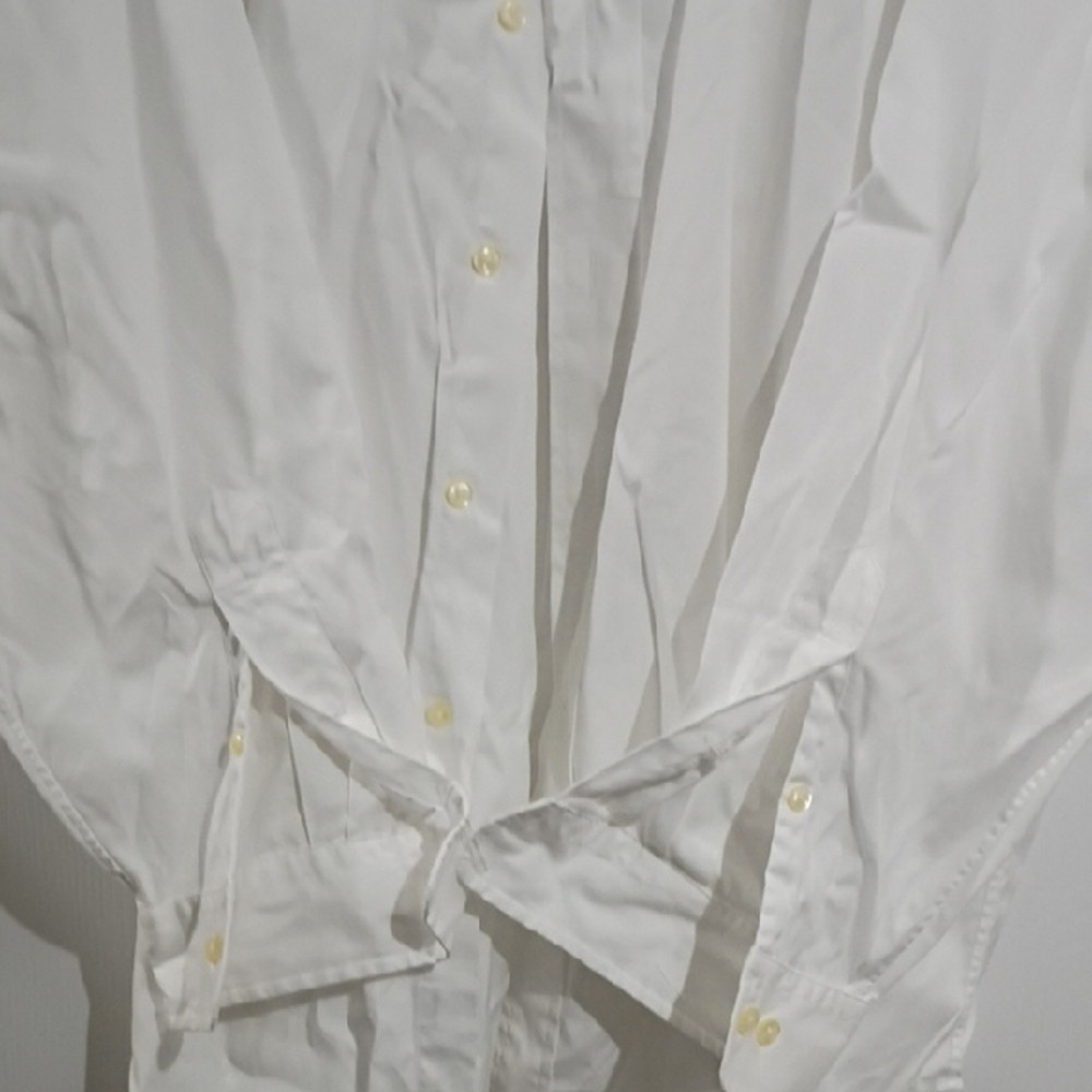 Ralph Lauren White Casual Button Down Shirt with Logo - Picture 8 of 8